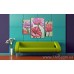 Модульные картины цветы Art. FLWM079