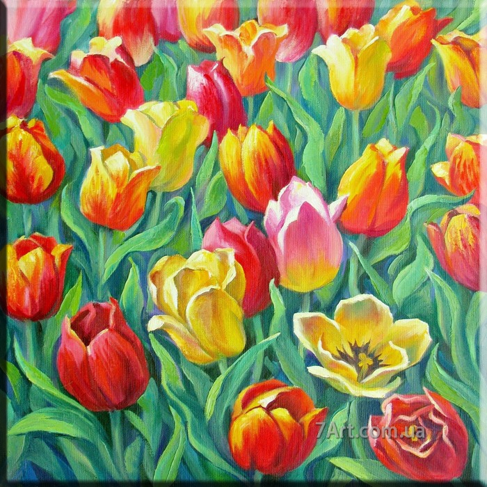 Картины цветы, ART: FLL888323