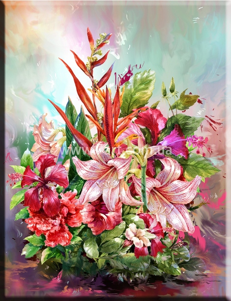 Цветы, картина, ART: FLW777124