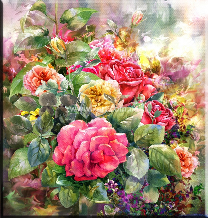 Цветы, картина, ART: FLW777151