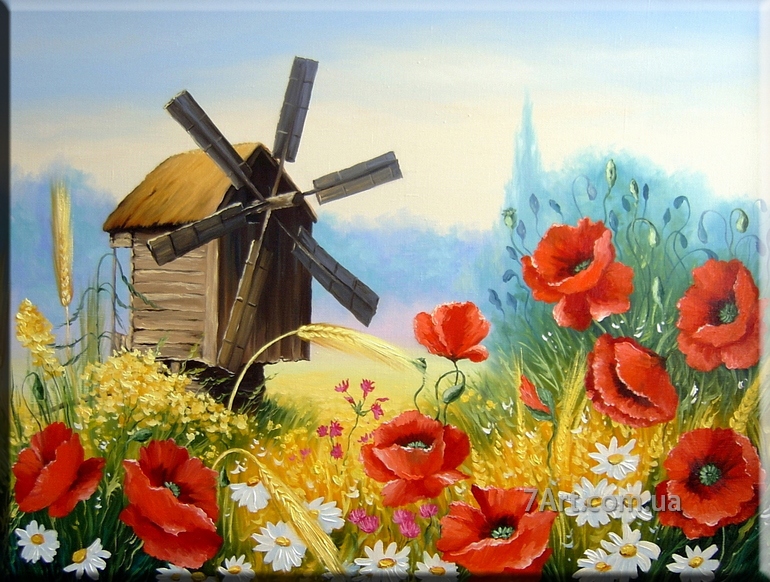 Украинское село, картина, ART: UKR888031