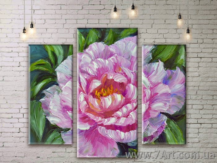 Модульные картины цветы Art. FLWM169