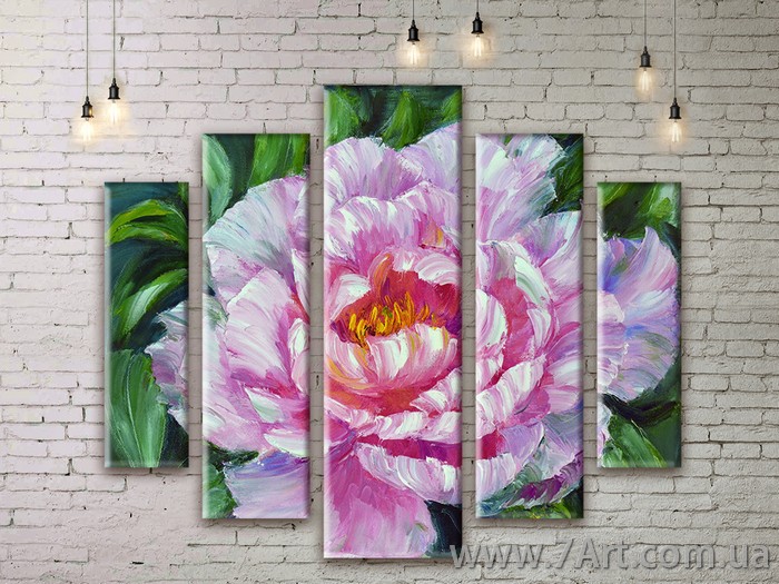 Модульные картины Цветы Art. FLWM173