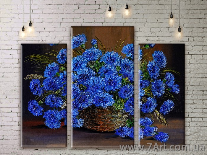 Модульные картины цветы Art. FLWM265