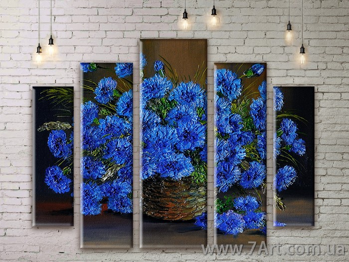 Модульные картины Цветы Art. FLWM269