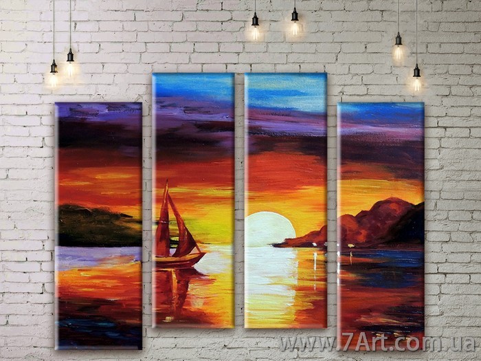 Модульные картины на холсте, Art. STUDM081117