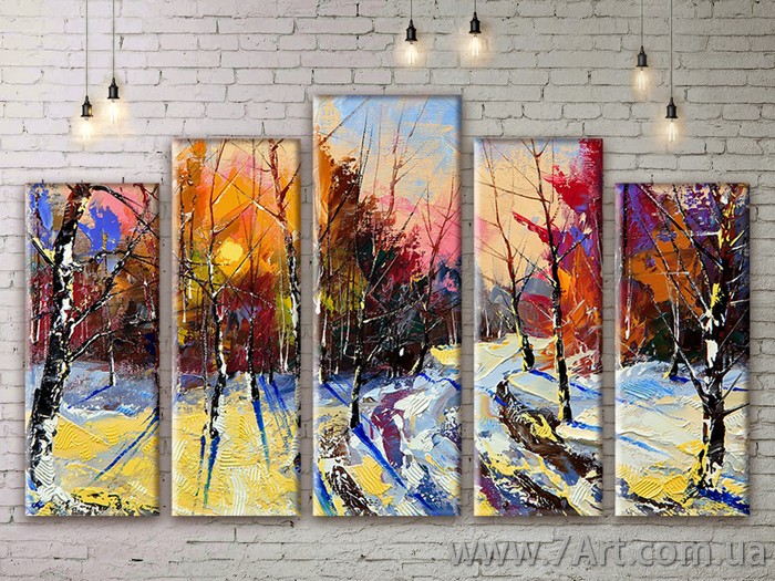 Модульные картины купить, Art: NATM059