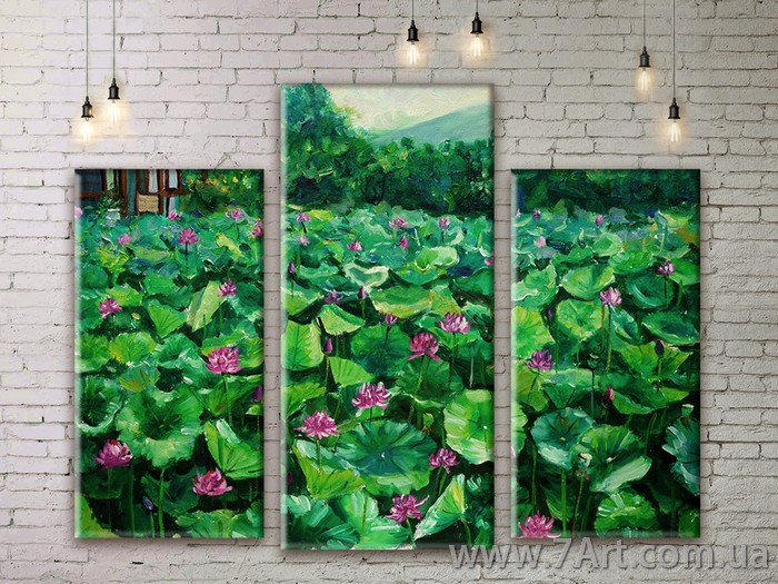 Модульные картины, триптих Art: NATM109