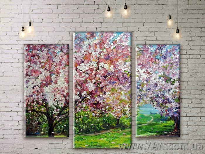 Модульные картины, триптих Art: STUDM081165